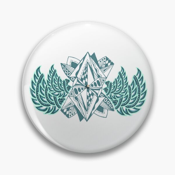 Item preview, A Green Mandala with Wings Design designed and sold by lepxna.
