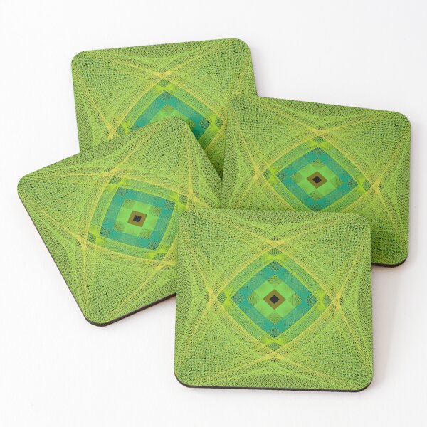 Item preview, Rectangular Pattern #5 Morph C Second Layer [14296-Greens-BB] designed and sold by LottMultimedia.