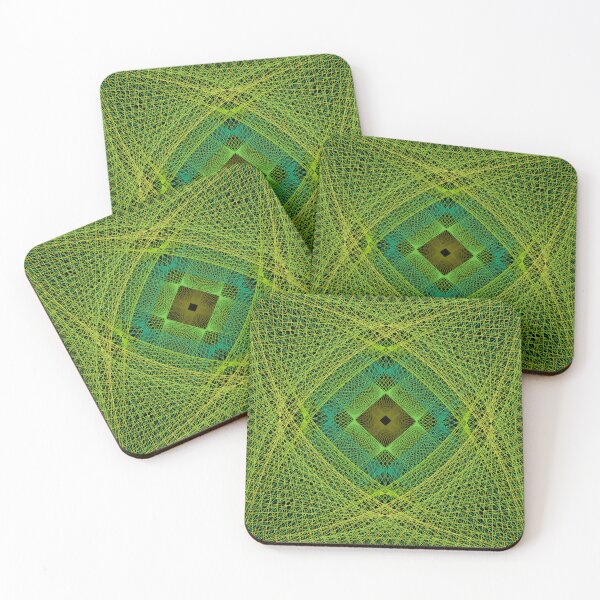 Item preview, Rectangular Pattern #5 Morph C Second Layer [14478-Greens-BB] designed and sold by LottMultimedia.