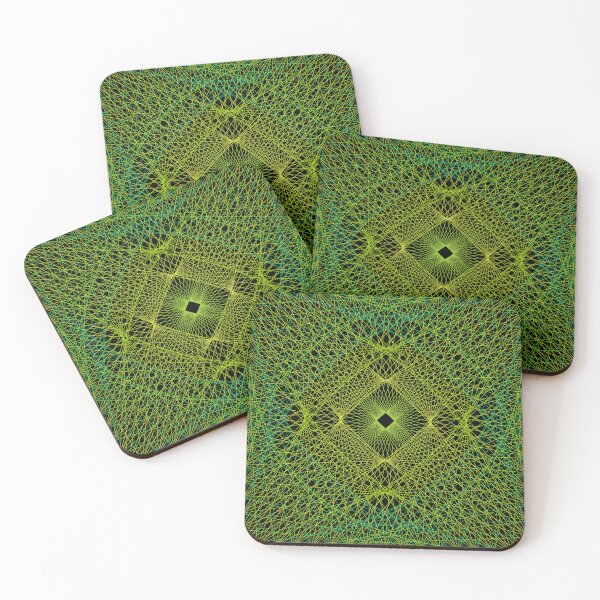Item preview, Rectangular Pattern #5 Morph C Second Layer [16678-Greens-BB] designed and sold by LottMultimedia.