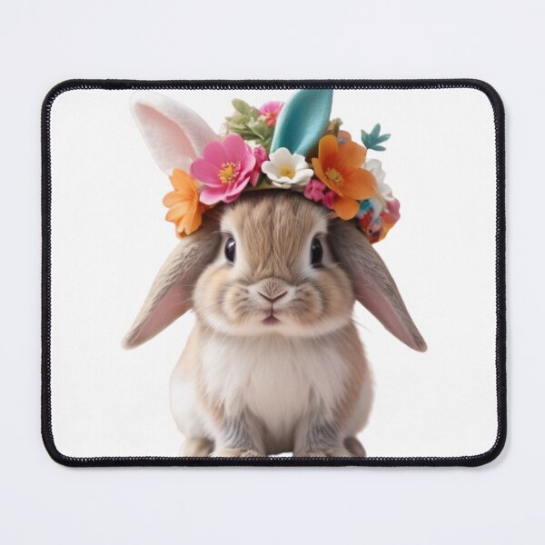 Item preview, Floral bunny clipart. designed and sold by Vegasstickers.