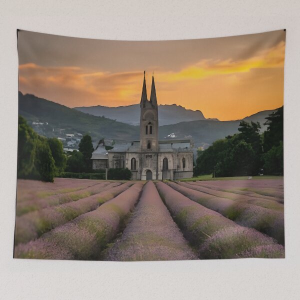 Item preview, Lourdes photo of the village church  designed and sold by MalakShams.