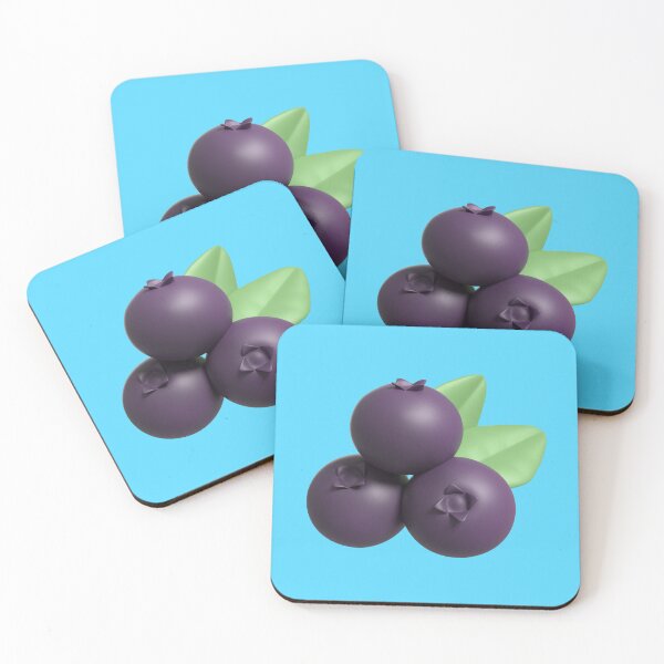 Item preview, "Berry Bliss: 3D Rendering of Delectable Blueberries" designed and sold by hjian8219.