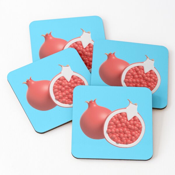 Item preview, "Ruby Splendor: 3D Rendering of a Delectable Pomegranate" designed and sold by hjian8219.