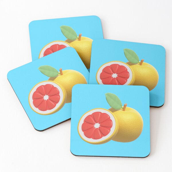 Item preview, "Citrus Radiance: 3D Rendering of a Delectable Grapefruit" designed and sold by hjian8219.