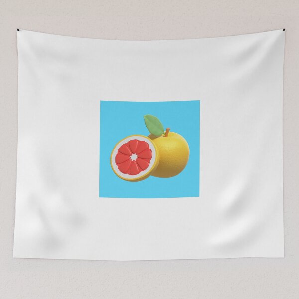 Item preview, "Citrus Radiance: 3D Rendering of a Delectable Grapefruit" designed and sold by hjian8219.