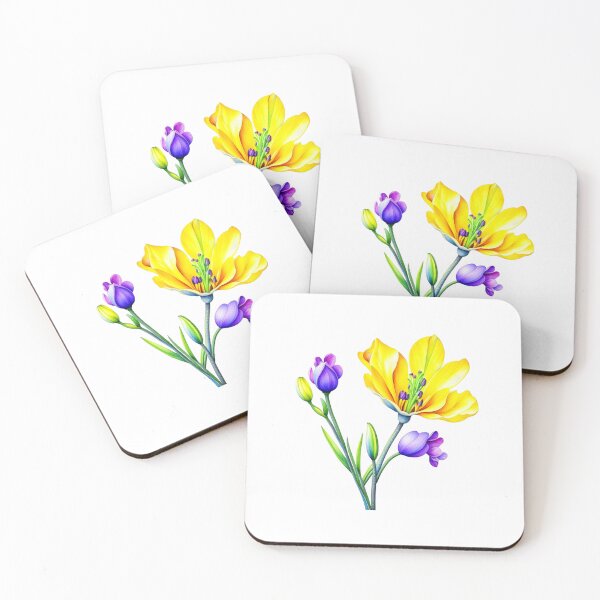 Item preview, Freesia, Freesia flower designed and sold by nicheteees.