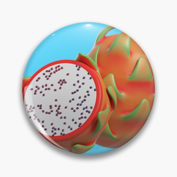 Item preview, "Exotic Elegance: 3D Rendering of a Delectable Dragon Fruit" designed and sold by hjian8219.