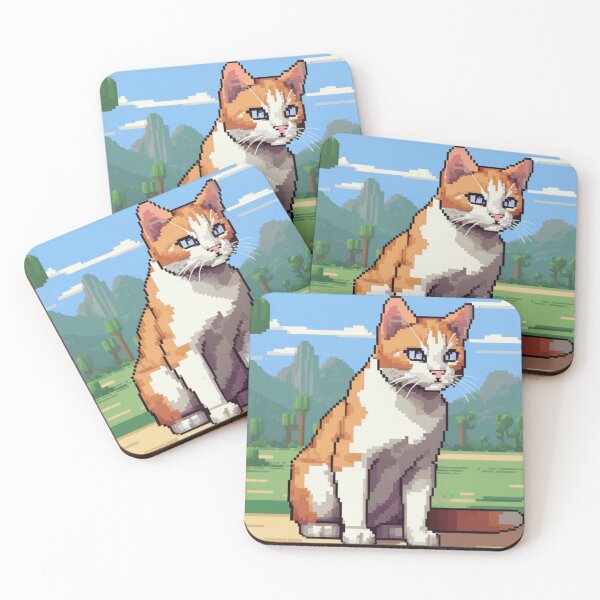 Item preview, Indulge in the luxurious beauty of Pixel Cat designed and sold by Great-store4U.