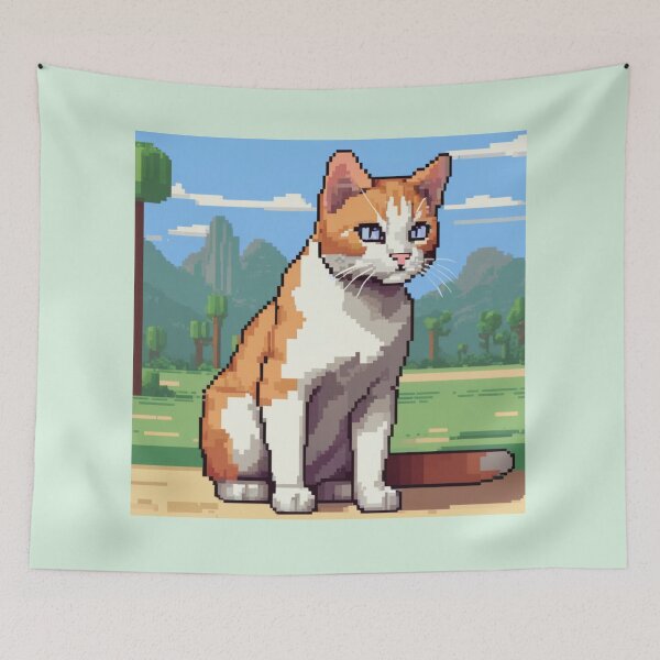 Item preview, Indulge in the luxurious beauty of Pixel Cat designed and sold by Great-store4U.