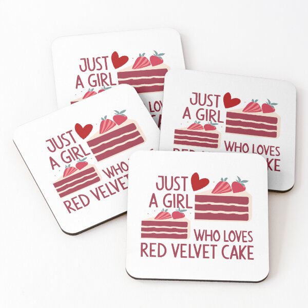Item preview, Just A Girl Who Loves Red Velvet Cake designed and sold by Verycutethings.
