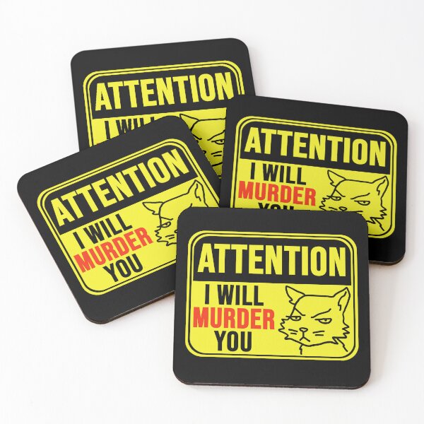 Item preview, I Will Murder You  designed and sold by MarkMySign.