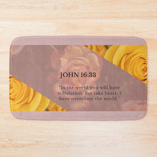 Item preview, John 16:33 designed and sold by Cuteenhle.