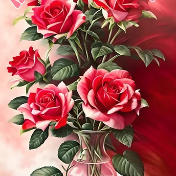 Artwork thumbnail, Red Roses by Lokiindarkness