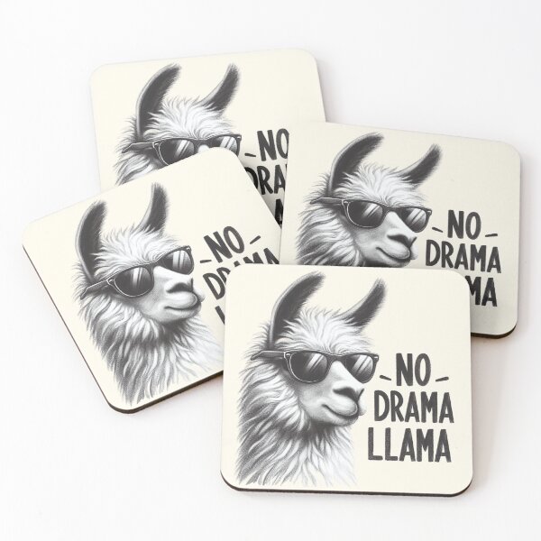 Item preview, Cool Sunglasses Llama Illustration designed and sold by RuyaFab.