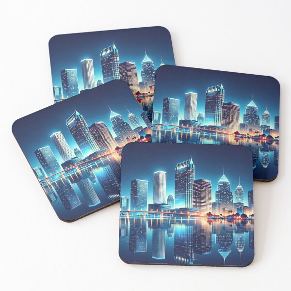 Item preview, Tampa Bay Nightscape designed and sold by FIYARO.