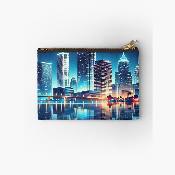 Artikelvorschau, Nachtlandschaft von Tampa Bay entworfen und verkauft von FIYARO.