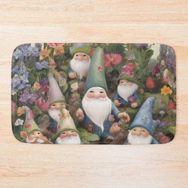 Item preview, Spring Gnome In Garden designed and sold by Tamas Das.