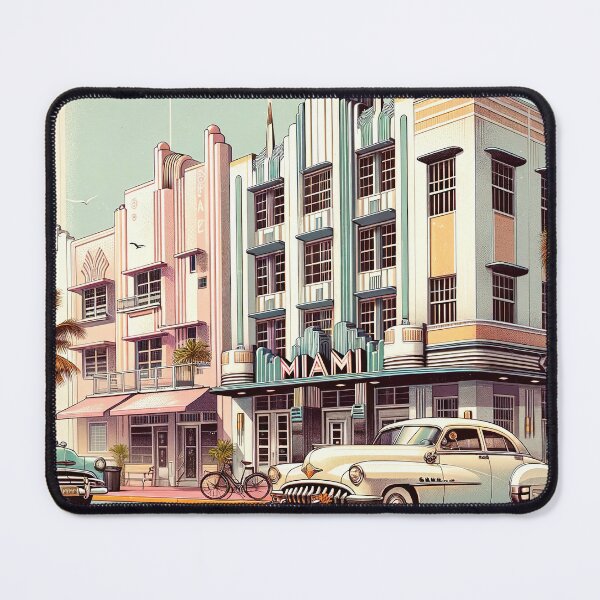 Item preview, Vintage Miami Art Deco Elegance designed and sold by FIYARO.