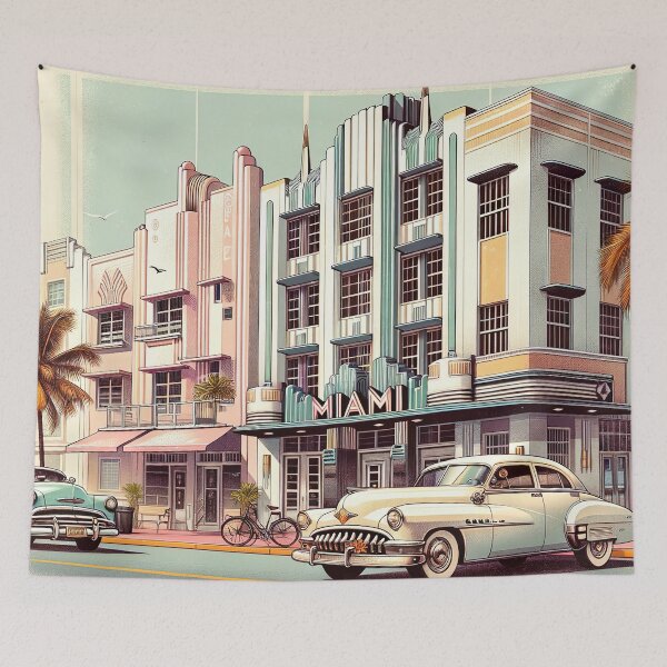 Item preview, Vintage Miami Art Deco Elegance designed and sold by FIYARO.