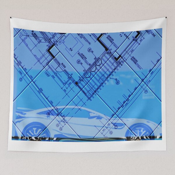 Item preview, Blue Steel Schematic Poster designed and sold by artzyrrone.