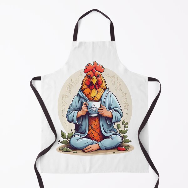 Item preview, Chicken Drinking Tea designed and sold by WIKWOK.