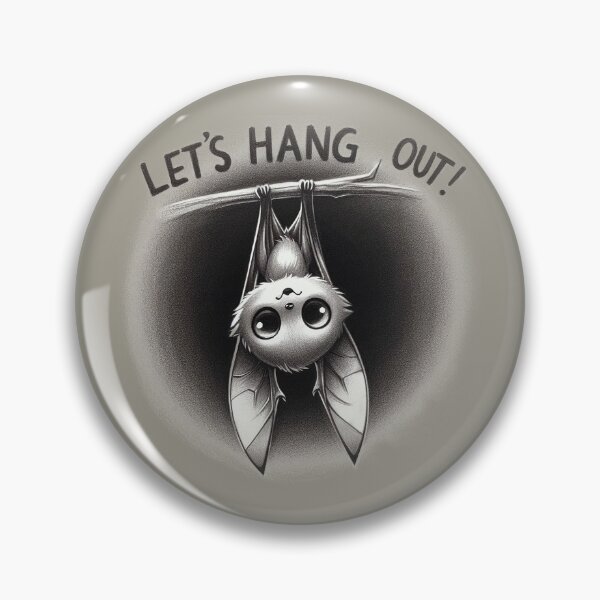 Item preview, Friendly Bat Hanging Out Illustration designed and sold by RuyaFab.
