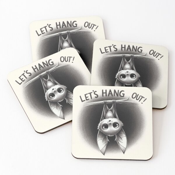 Item preview, Friendly Bat Hanging Out Illustration designed and sold by RuyaFab.