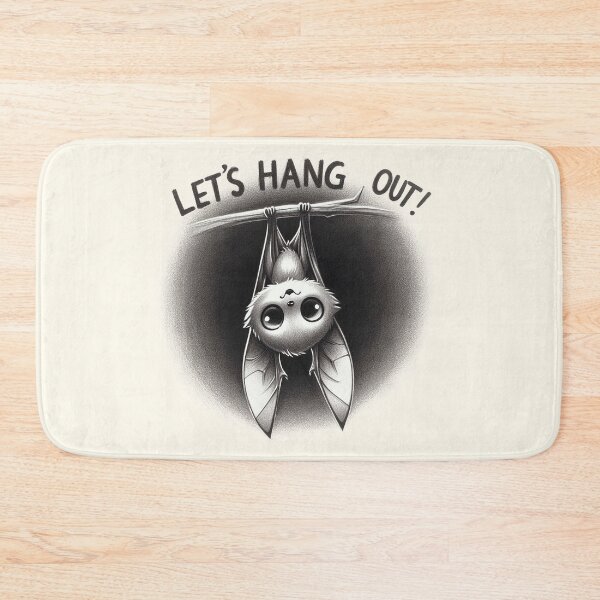 Item preview, Friendly Bat Hanging Out Illustration designed and sold by RuyaFab.