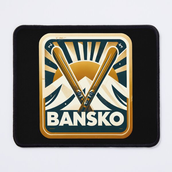 Item preview, Nostalgic Bansko Ski Paradise Ski Resort Funny Gifts designed and sold by BadhbhLoot.