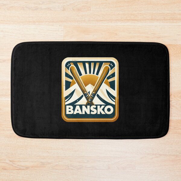 Item preview, Nostalgic Bansko Ski Paradise Ski Resort Funny Gifts designed and sold by BadhbhArt.