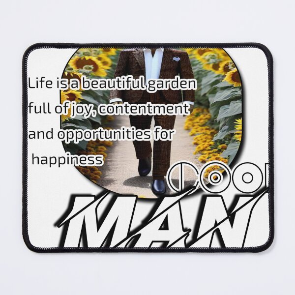 Item preview, Cardboard man walking around in a sunflower field  designed and sold by Ibrahimhema5.