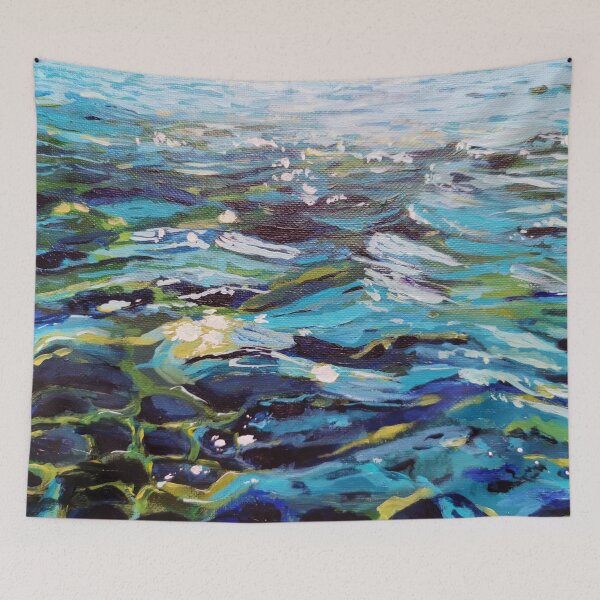 Item preview, Waves reflection of light, seascape, vacation designed and sold by Myartspace.