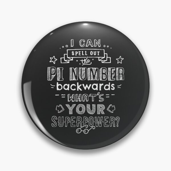 Item preview, Math Nerd Superpower Pi Number Funny designed and sold by Geek Updated.