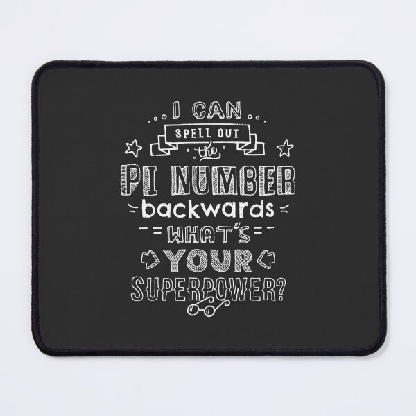 Item preview, Math Nerd Superpower Pi Number Funny designed and sold by Geek Updated.