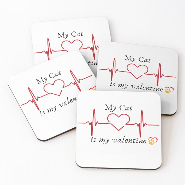 Item preview, My cat is my valentine designed and sold by Creativedsigna.