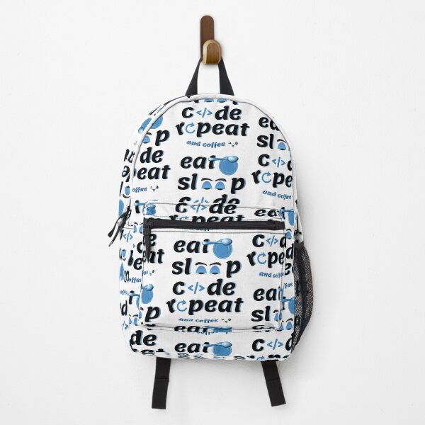 Item preview, eat sleep code repeat coffee, coding lovers, funny designed and sold by Minibubb.
