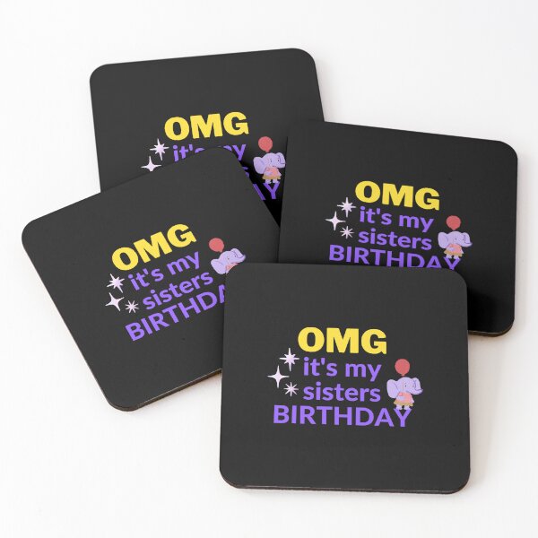 Artikelvorschau, Es ist der Geburtstag meiner Schwester. Herzlichen Glückwunsch zum Geburtstag entworfen und verkauft von ridnaledesigner.