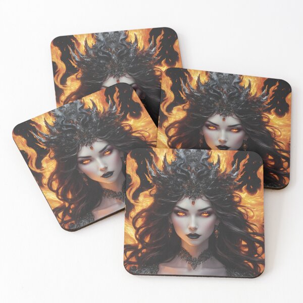 Item preview, Inferno, dark goddess of Hell  designed and sold by Spooky Witch Dream.