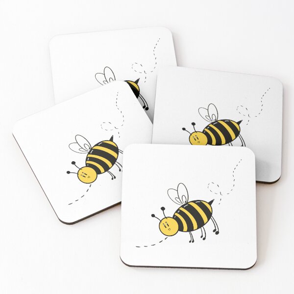 Item preview, Cute Bumble bee cartoon designed and sold by iceburg98.
