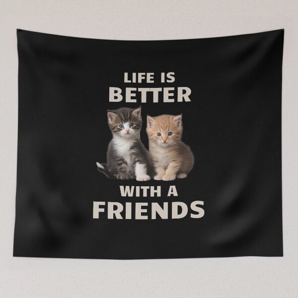 Item preview, Cat friends designed and sold by CarolaDesign.