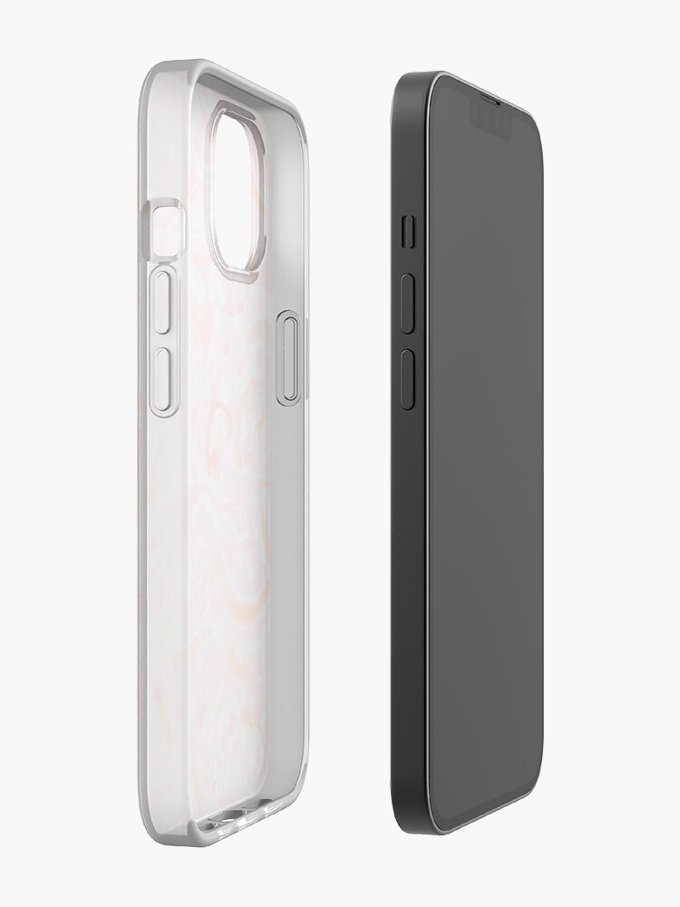 Coral Pink Floral Design  iPhone Case
