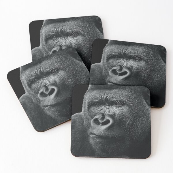 Item preview, Animal portaits _ gorilla designed and sold by Nanika-akimoto.