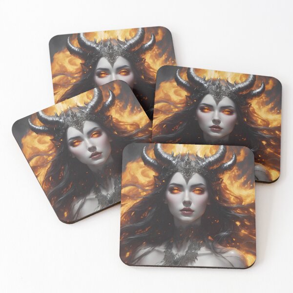 Item preview, Inferno, dark goddess of Hell  designed and sold by Spooky Witch Dream.