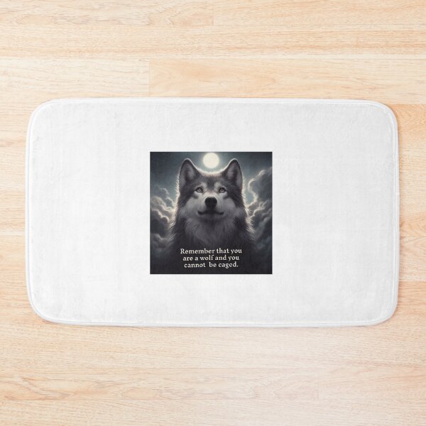 Item preview, Remember that you are a wolf. And you can't be caged. - Sarah J. Maas, A Court of Wings and Ruin designed and sold by Cintia Sanz Alonso.