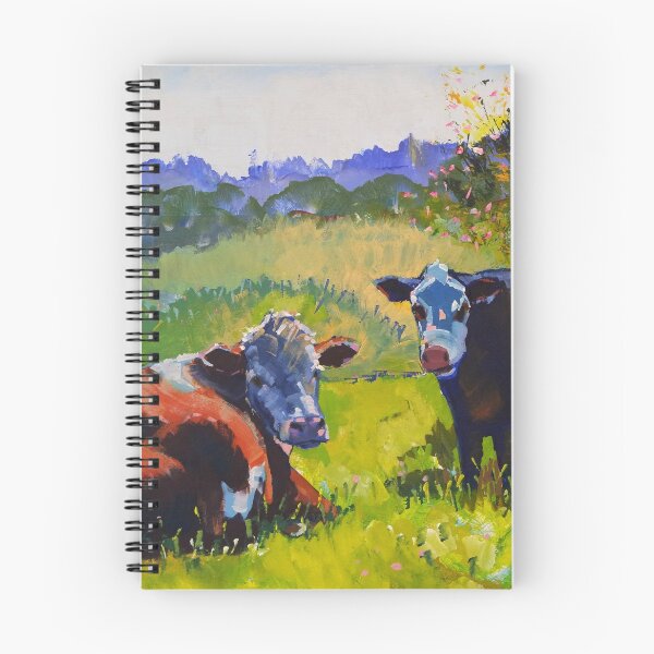 Item preview, Cows in the Sun painting designed and sold by MikeJory.
