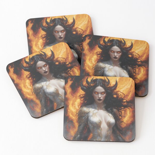 Item preview, Inferno, dark goddess of Hell  designed and sold by Spooky Witch Dream.