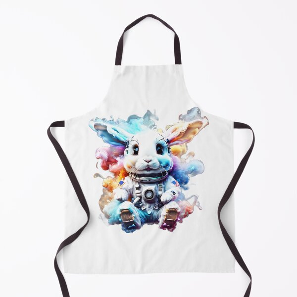 Item preview, Astronaut Rabbit Smoke Art Style designed and sold by WIKWOK.