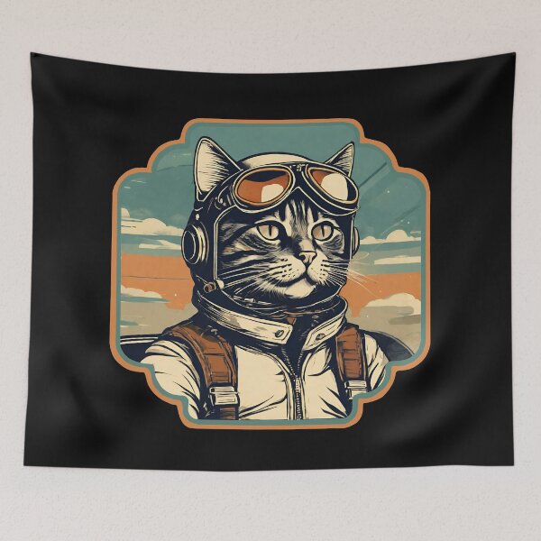 Item preview, Pilot Cat designed and sold by Eolithic.