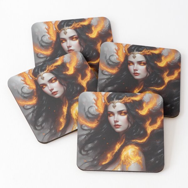 Item preview, Inferno, dark goddess of Hell  designed and sold by Spooky Witch Dream.